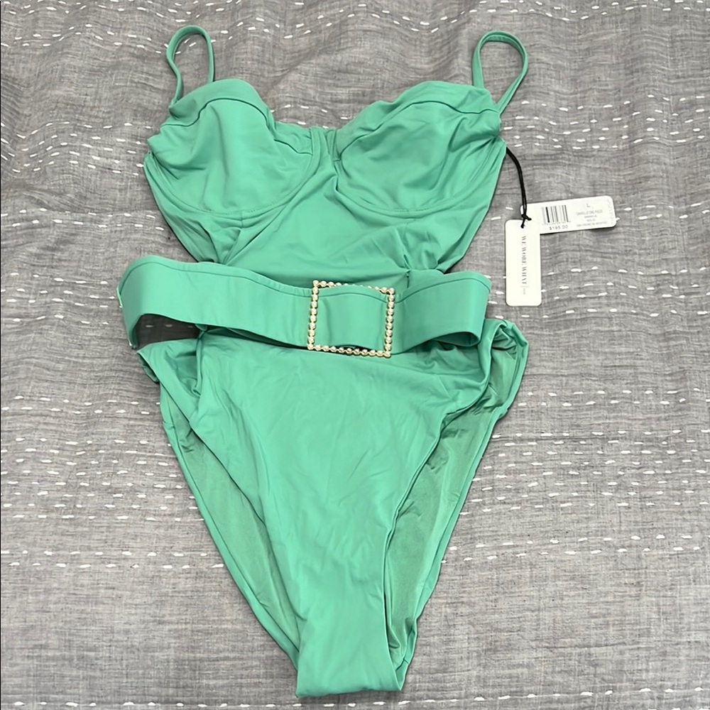 COPY - Mint One Piece Swimsuit w/belt. This did not sell. Still available.
